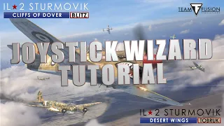 NEW Joystick Wizard IL-2 Sturmovik Cliffs of Dover Blitz / Desert Wings Tobruk