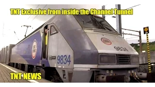 TNT Exclusive from inside the Channel Tunnel!