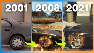 Evolution of TIRES LOGIC in GTA Games (2001-2021)