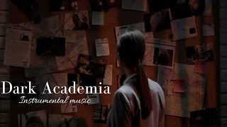 You’re trying to solve the murder mystery of your small town (Dark Academia Playlist)