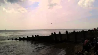 Raf chinook arrival Eastbourne 2015