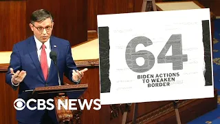 House speaker criticizes Biden administration on border amid Mayorkas impeachment efforts