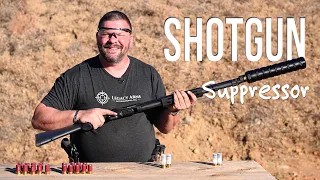 Firing shotgun suppressed | Rex Silentium SEG 12 SHOTGUN SUPPRESSOR