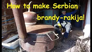 How to make Serbian brandy-rakija!