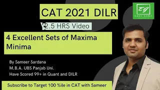 Maxima - Minima Based DILR || 4 Sets Comprehensively Covering The Concept For CAT