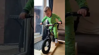 Baby Fabio Wibmer bike rider on manual machine?!