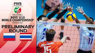 RUS vs. THA - Full Match | Group Phase | Boys U19 World Champs 2021