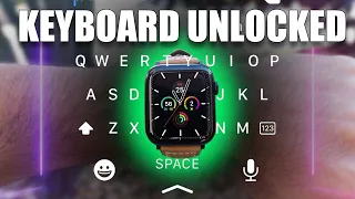 Get a Keyboard on Apple Watch. SE, SE 2, & Series 3 - 6. Best App.