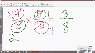 Cross Cancellation when Multiplying Fractions