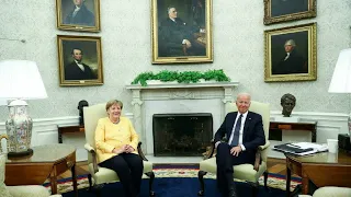 Merkel, Biden stress friendship but remain at odds over pipeline after meeting • FRANCE 24