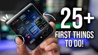 Galaxy Z Flip 5 - First 25 Things To Do ( Tips & Tricks )