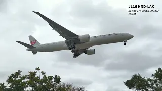 (4K, 60 FPS) LAX Plane Spotting - ALL HEAVY Asia/Pacific Arrivals at Los Angeles