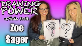 Zoe Sager talks about the life of a Canadian wrestler - but can she DRAW?! Drawing Power: Zoe Sager