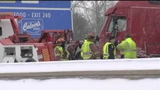 Multi-Vehicle Crash on Interstate 80