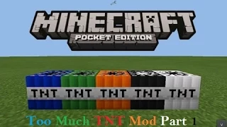 MCPE - TOO MUCH TNT MOD REVIEW Part 1