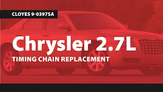 Chrysler 2.7L Timing Chain Replacement, Cloyes 9-0397SA