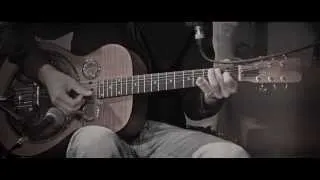 Robert Johnson - Rambling on my mind (Cover played with Dobro Hound Dog)