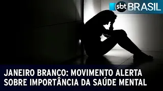 Janeiro Branco: movimento alerta sobre importância da saúde mental | SBT Brasil (13/01/24)