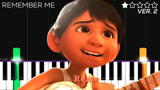 Anthony Gonzalez, Ana Ofelia Murguía - Remember Me (Reunion) (From "Coco") | EASY Piano Tutorial