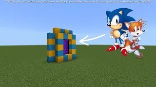 Making a  potal to sonic 2 dimension
