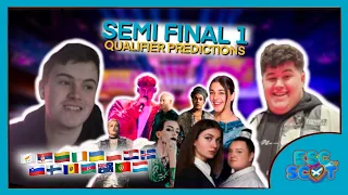 Eurovision 2024: Semi Final 1 Qualifiers Prediction (Before Rehearsals)