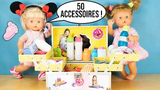 🍼 NOA ET NOE préparent la valise avec 50 ACCESSOIRES 🤪 pour leurs petits cousins ​​BÉBÉS 💖Baby Born