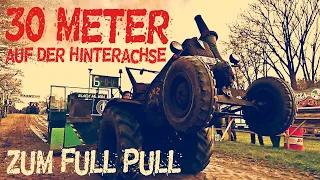 Lanz Bulldog vs. Black Mamba. Full Pull beim Treckertreck in Kühsen. So muss das! Genau so!!