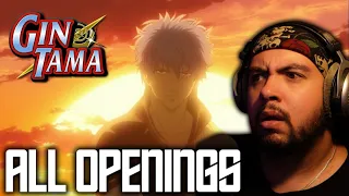 WHAT IS HAPPENING! GINTAMA ALL OPENINGS REACTION