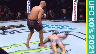 TOP 30 KNOCKOUTS OF UFC 2021 IN 5 MINUTES