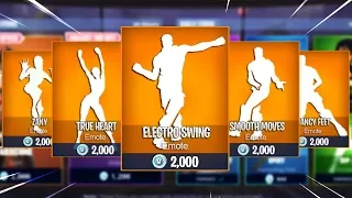 Top 10 Legendary Dance Music in Fortnite Battle Royale..!