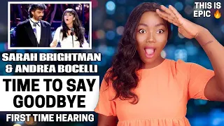 FIRST TIME HEARING SARAH BRIGHTMAN & ANDREA BOCELLI - Time To Say Goodbye REACTION!!!😱