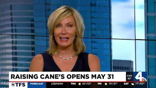 Raising Cane's opens in Nashville May 31