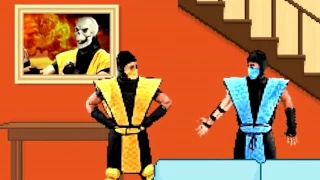 Ситком комедия "Сериал Mortal Kombat" - Сабзиро и Скорпион - Русская озвучка