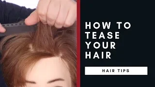 How to Add Volume in the Crown Without any Visible Layering - TheSalonGuy