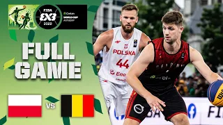 Poland v Belgium | Men Quarter-Final | Full Game | Crelan FIBA 3x3 World Cup 2022