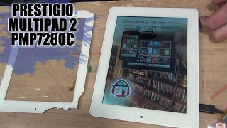 Планшет Prestigio Multipad 2 PMP7280C 3G DUO как разобрать, и замена тачскрина сенсорного стекла!!!