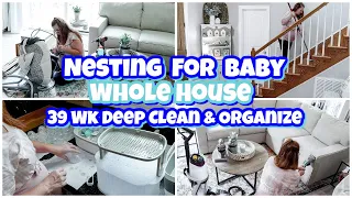 DEEP CLEAN DECLUTTER ORGANIZE WITH ME 2021 NESTING FOR BABY WHOLE HOUSE CLEANING BEFORE & AFTER