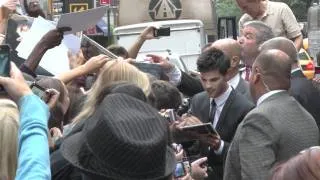 Taylor Lautner Signs Autograph for Fans in New York City