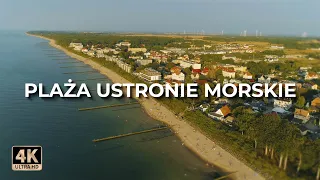 Plaża Ustronie Morskie z drona | Lato | LECE W MIASTO™ [4k]