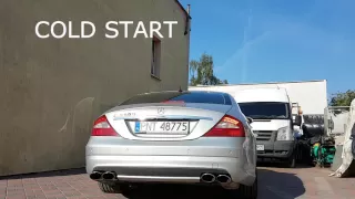 CLS 500 C219 2005 SOUND EXHAUST MUFFLER FROM C63 AMG 204