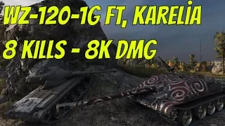 WoT WZ-120-1G FT, Karelia | 8 KILLS | 8K DMG