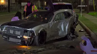 Stolen Challenger Leads Deputies On High Speed Chase, Ends In Crash | Houston