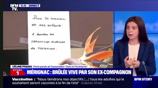 Féminicide de Chahinez à Mérignac - Céline Piques, BFM TV, 05/05/21