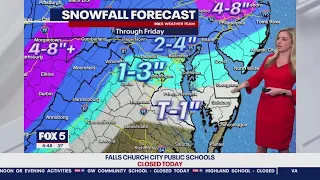 FOX 5 Weather forecast for Friday, January 19