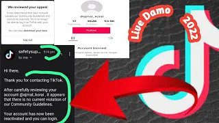 We Reviewed Your Appeal TikTok | Your Account Was Permanently Banned TikTok | Appeal Deadline TikTok