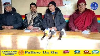 PRESS STATEMENT BY ZBA,,YOUTH ASSOCIATION AND GONPA ASSOCIATION ZANSKAR.