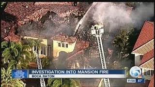 Boca Raton mansion fire update