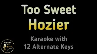 Hozier Too - Sweet Karaoke Instrumental Lower Higher Female & Original Key