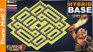 New BEST TH7 Base [Defense] with Copy link | Town Hall 7 Hybrid/FARMING Base Design - Clash of Clans