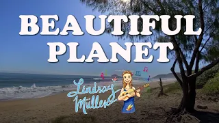 🌍 Beautiful Planet by Lindsay Müller [Lyric Video] EARTH DAY SONG for KIDS! 🌍